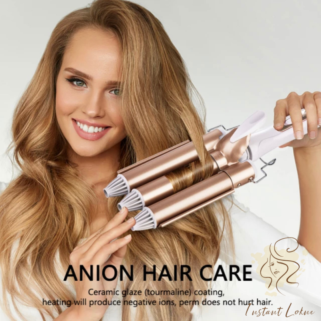 Instant lokne™ - Trostruki Keramički Uvijač za Kosu