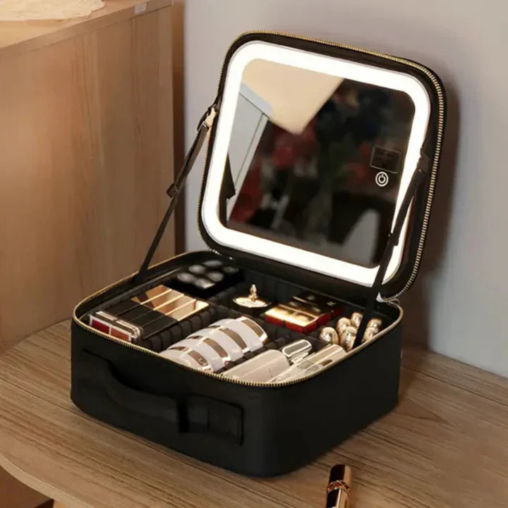 Torba za šminku sa LED ogledalom | Miss Sweet Bag™