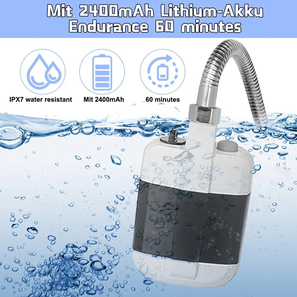Električni Tuš sa Baterijom | AquaFlow™