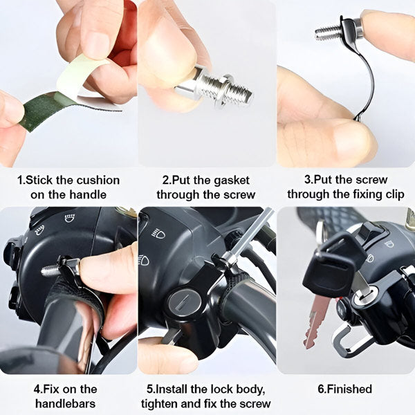 Brava za Kacigu Protiv Krađe | MOTOLOCKA™