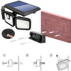 Trostrani Solarni LED Reflektor sa Senzorom